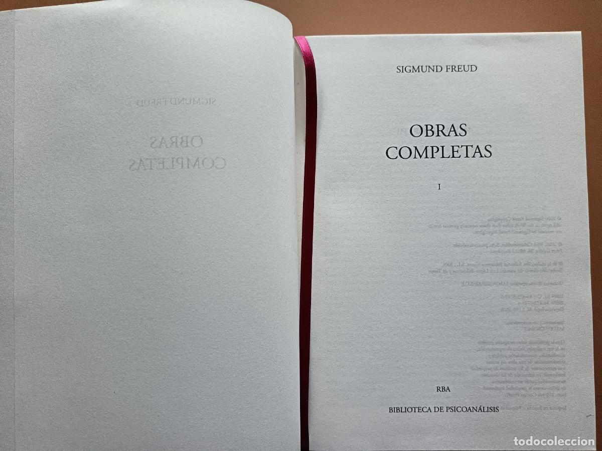 Diccionarios de segunda mano: OBRAS COMPLETAS DE SIGMUND FREUD (I) - Foto 2
