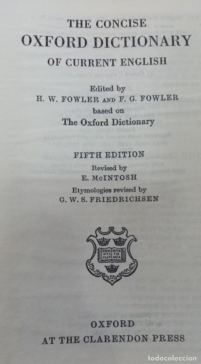 Diccionarios de segunda mano: Diccionario Oxford de ingl&eacute;s - Foto 2