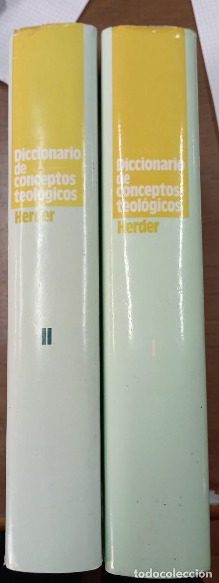 Diccionarios de segunda mano: DICCIONARIO DE CONCEPTOS TEOLOGICOS - Foto 1