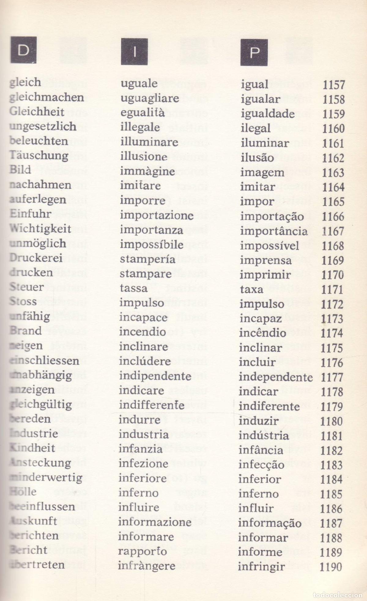Diccionarios de segunda mano: Diccionario simultaneo en 6 idiomas - Foto 2
