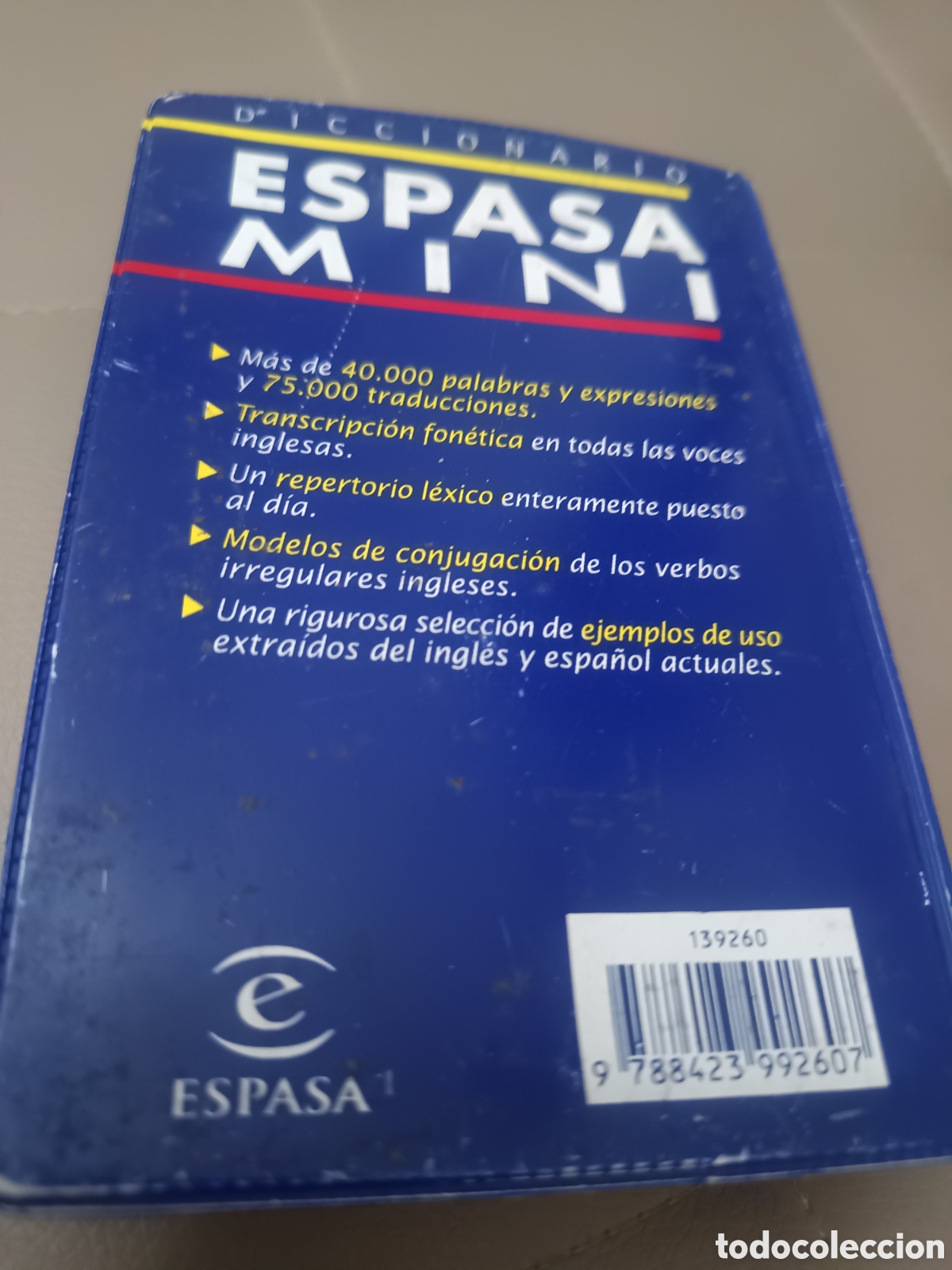 Diccionarios de segunda mano: Diccionario Espasa mini Espa&ntilde;ol / Ingles - Foto 2