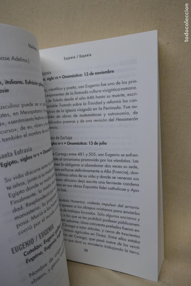 Diccionarios de segunda mano: Diccionario de nombres - Sor Luc&iacute;a - Foto 8