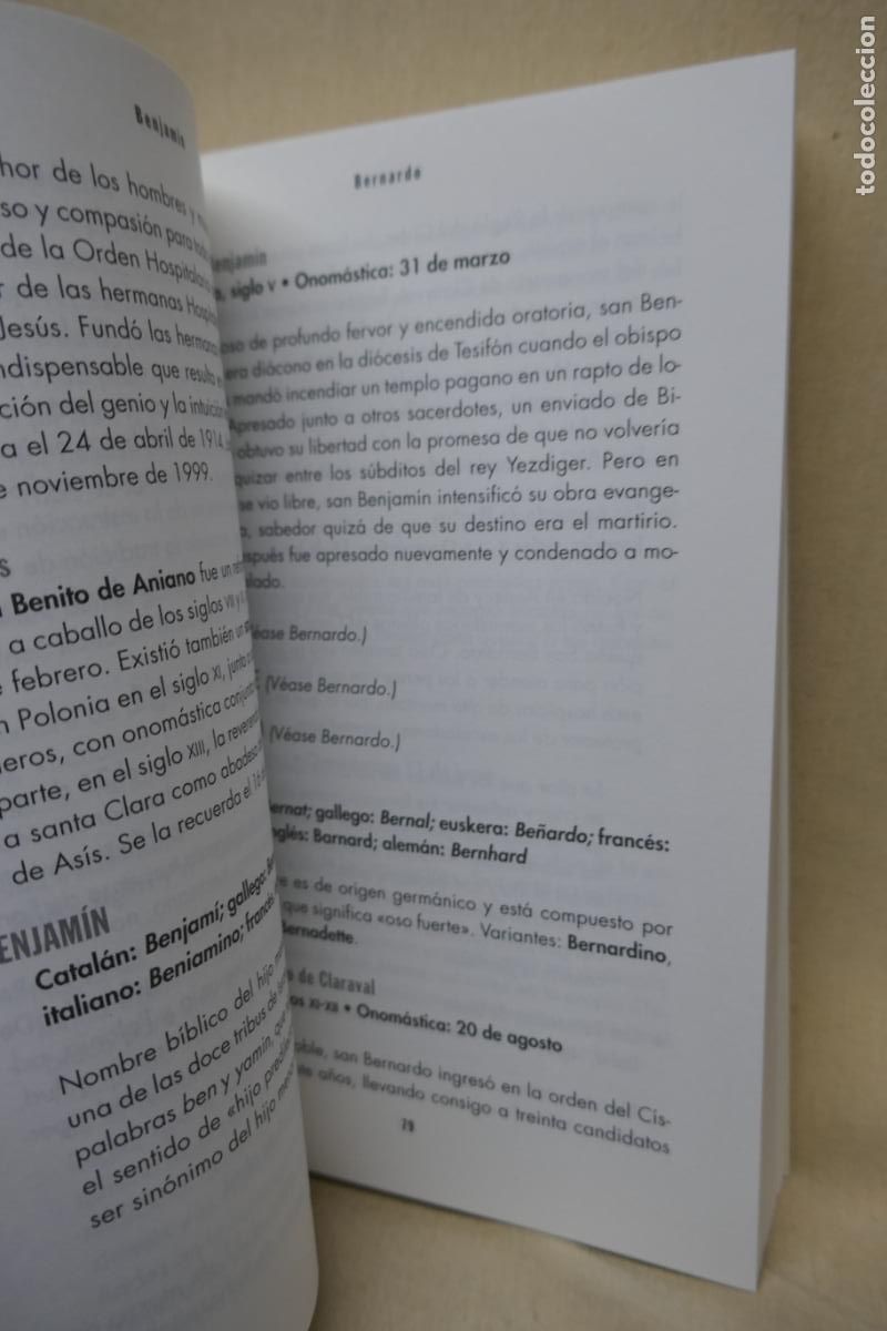 Diccionarios de segunda mano: Diccionario de nombres - Sor Luc&iacute;a - Foto 11