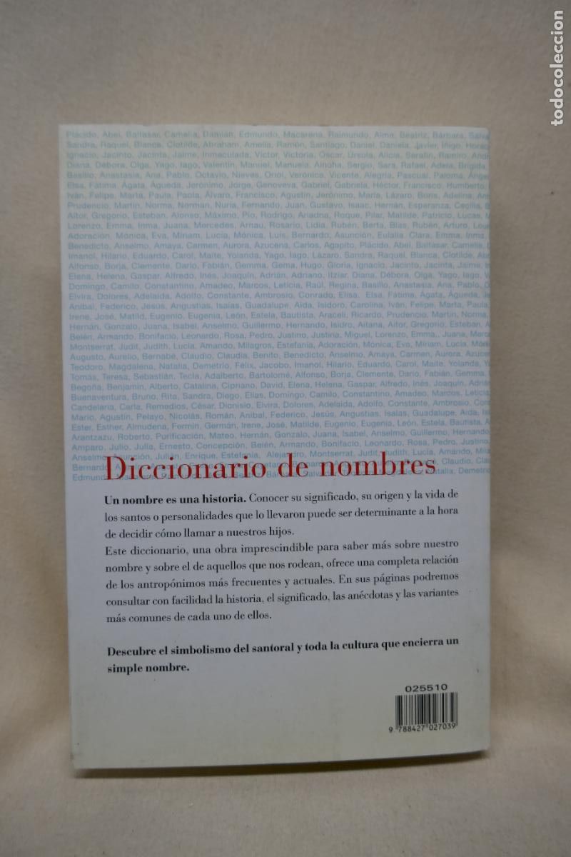 Diccionarios de segunda mano: Diccionario de nombres - Sor Luc&iacute;a - Foto 13