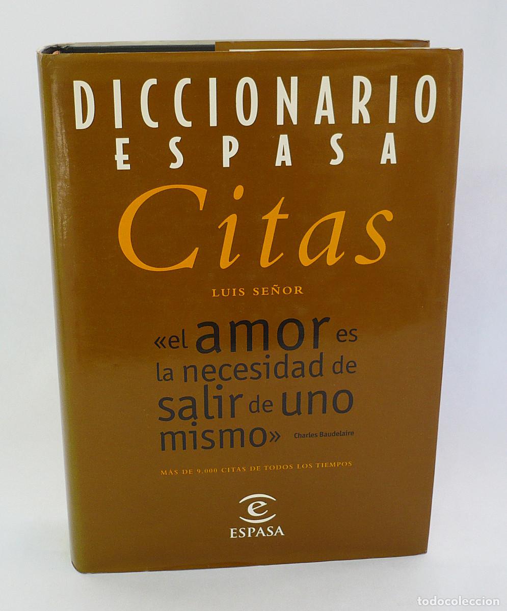 Diccionarios de segunda mano: Diccionario Espasa Citas - Foto 1