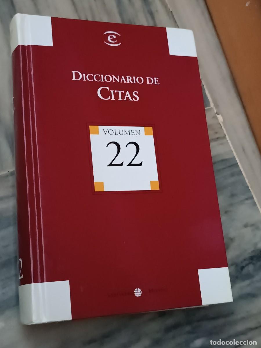 Diccionarios de segunda mano: DICIONARIO DE CITAS ESPASA - Foto 1