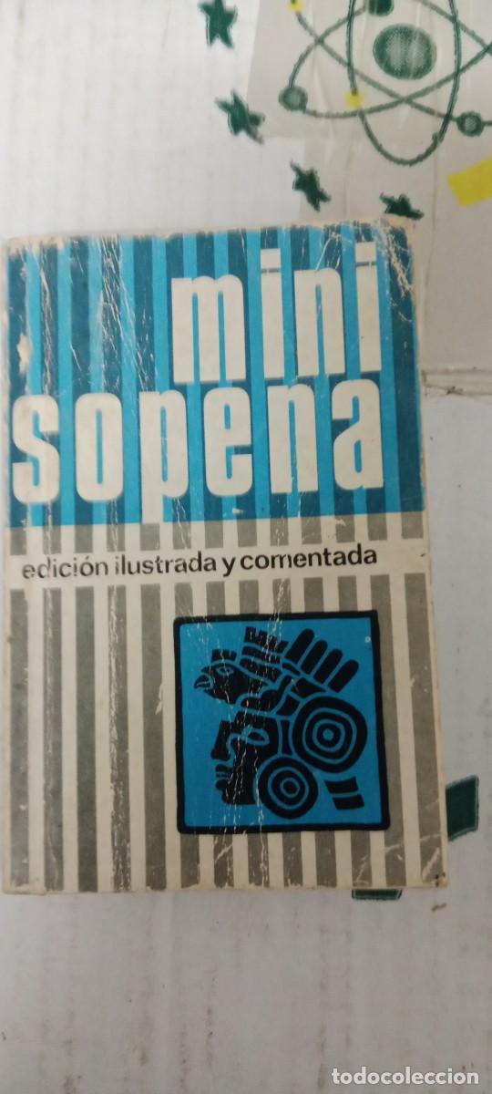 Diccionarios de segunda mano: TOP-03 LIBRO MINI SOPENA EDICION ILUSTRADA Y COMENTADA - Foto 1