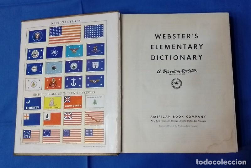 Diccionarios de segunda mano: Diccionario Webster&acute;s Elementary Dictionary A Merriam-Webster 1956 - Foto 2