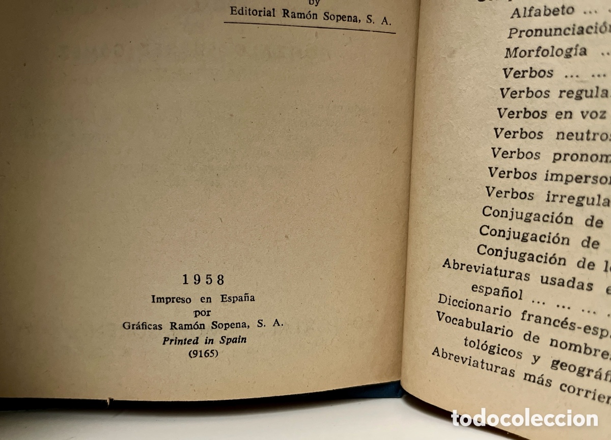 Diccionarios de segunda mano: Diccionario Espa&ntilde;ol-Franc&eacute;s. - Foto 4