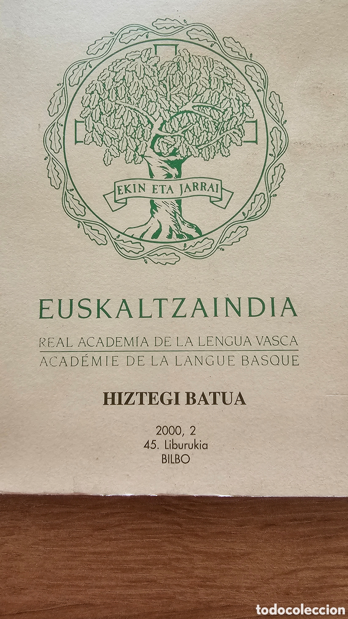 Diccionarios de segunda mano: Libro Euskera Euskaltzaindia - Foto 2
