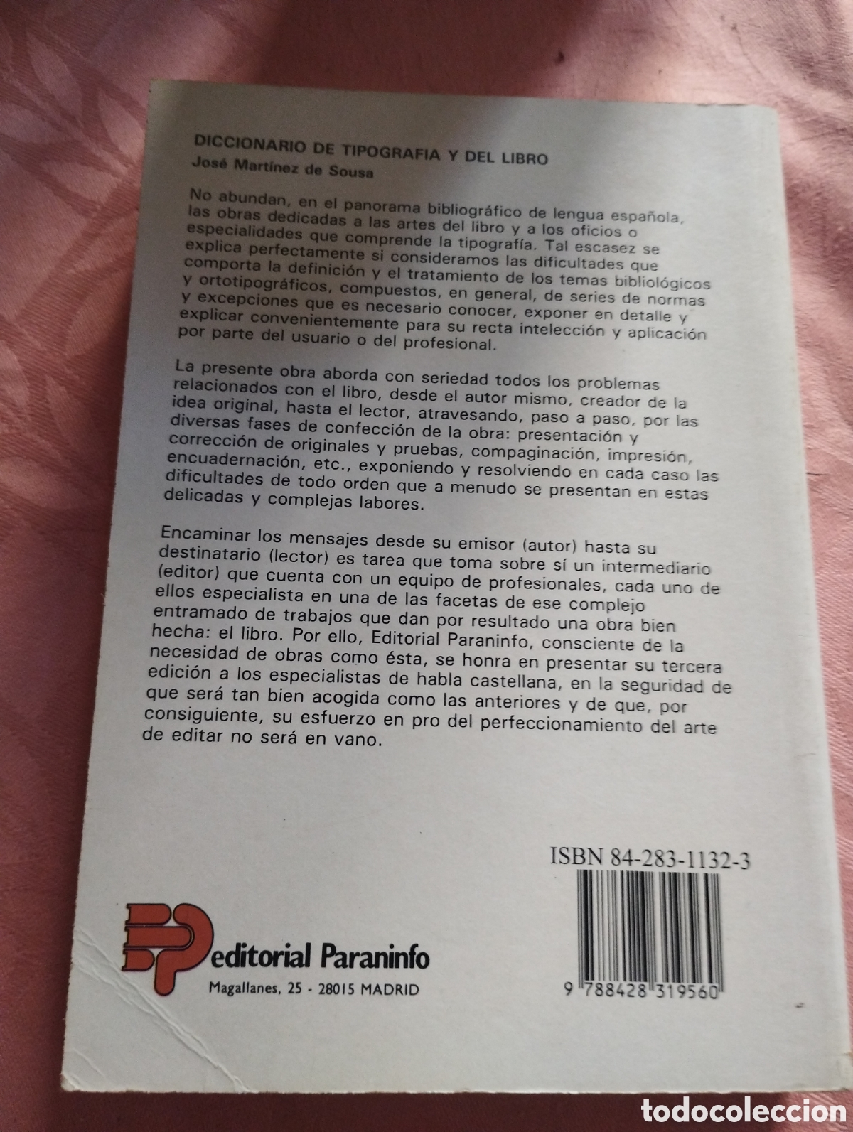 Diccionarios de segunda mano: Diccionario de tipografia y del libro tercera edici&oacute;n - Foto 2