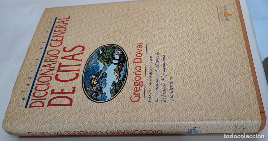 Diccionarios de segunda mano: DICCIONARIO GENERAL DE CITAS, GREGORIO DUVAL, EDICIONES DEL PRADO 1994, LIBRO - Foto 2