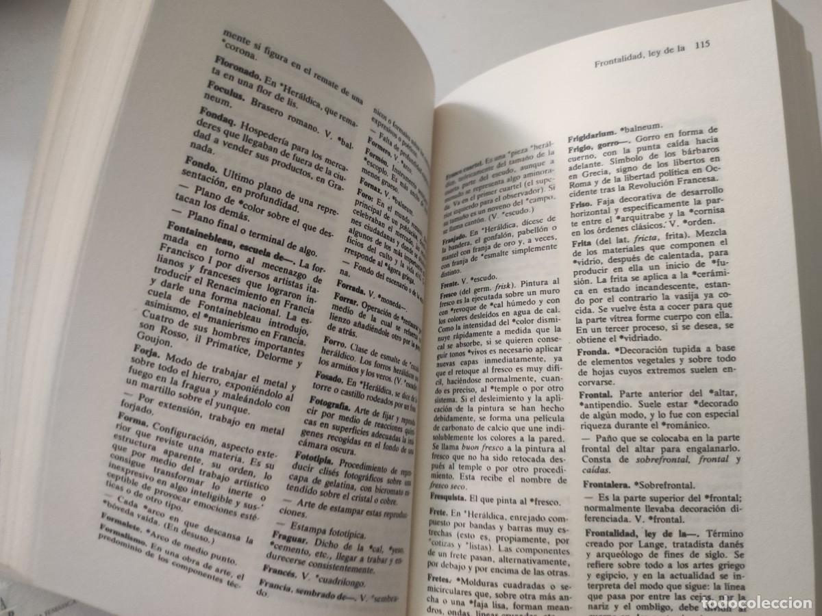 Diccionarios de segunda mano: Diccionario de t&eacute;rminos de arte. - Foto 3