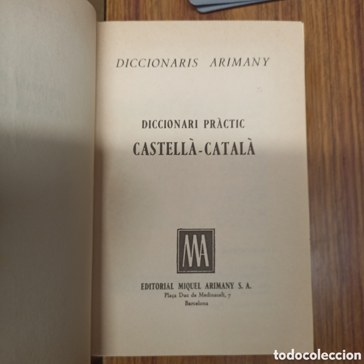 Diccionarios de segunda mano: Diccionari Arimany Castell&agrave;-Catal&agrave; / Catal&agrave;- Castell&agrave; Pr&agrave;ctic - Foto 2