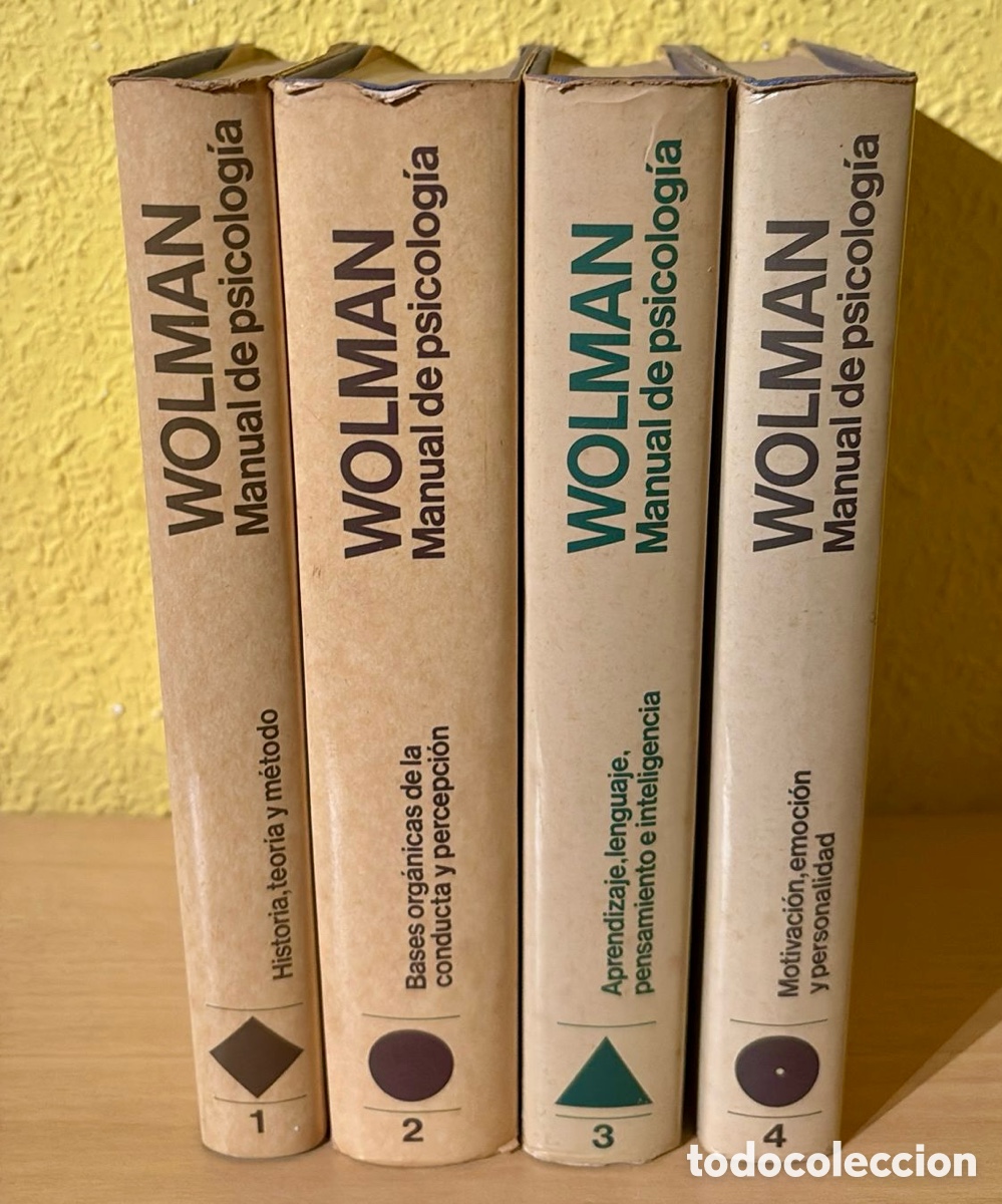 Diccionarios de segunda mano: WOLMAN. MANUAL DE PSICOLOG&Iacute;A - Foto 1