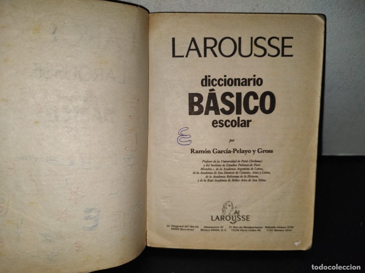 Diccionarios de segunda mano: 154- LAROUSSE. DICCIONARO B&Aacute;SICO ESCOLAR - Foto 5