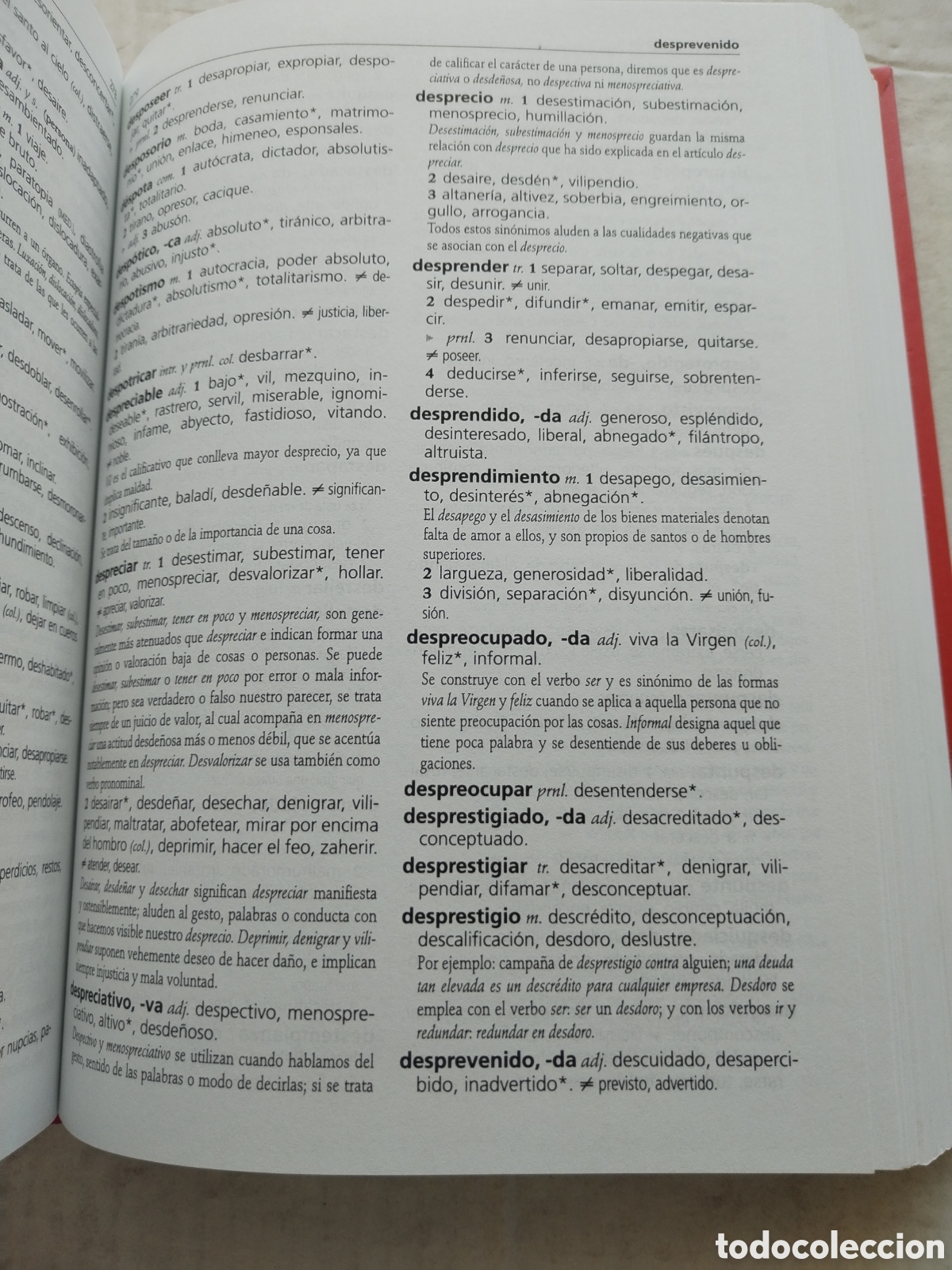 Diccionarios de segunda mano: MANUAL DE SIN&Oacute;NIMOS Y ANTONIMOS/VOX - Foto 4