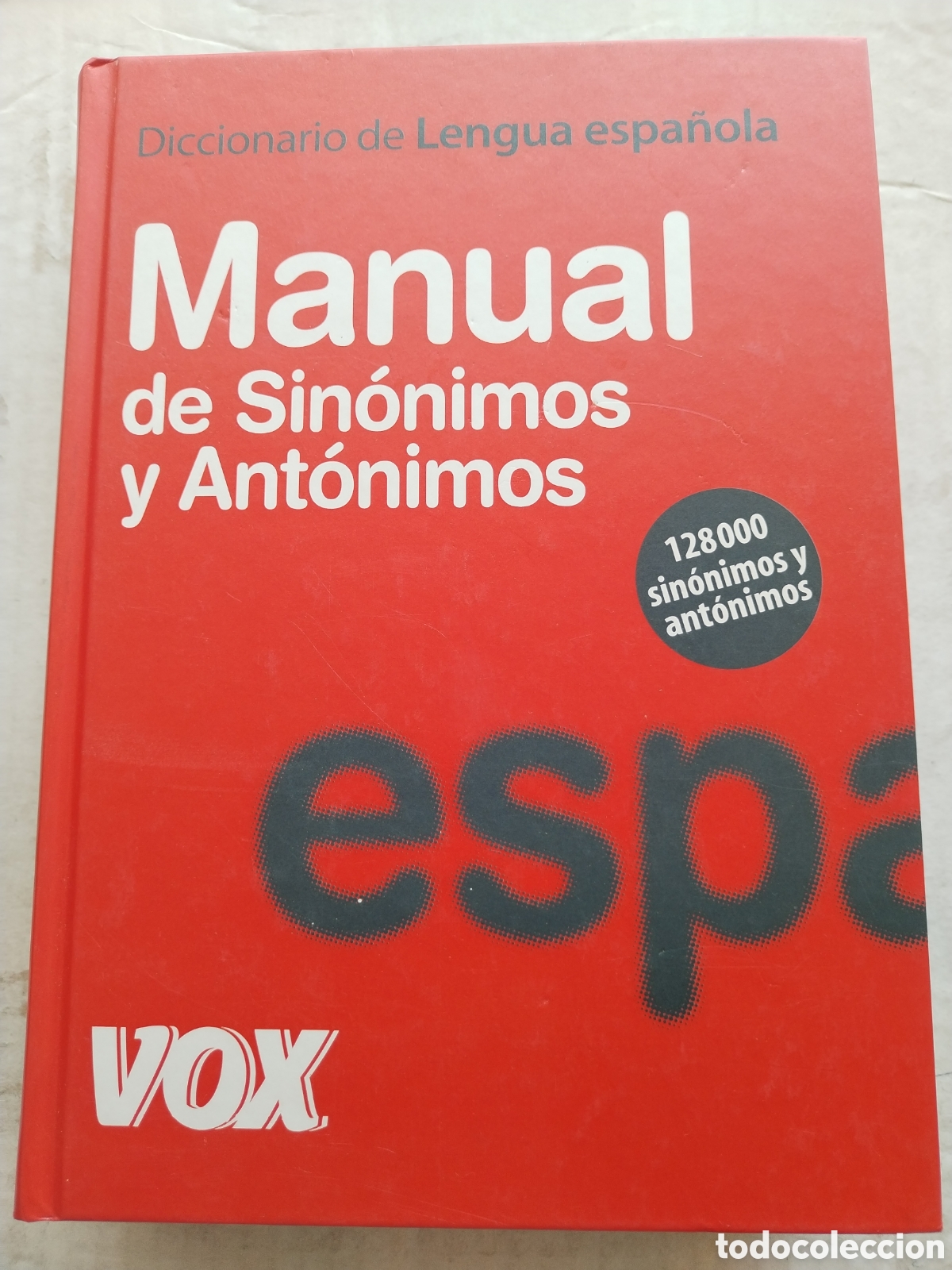Diccionarios de segunda mano: MANUAL DE SIN&Oacute;NIMOS Y ANTONIMOS/VOX - Foto 1