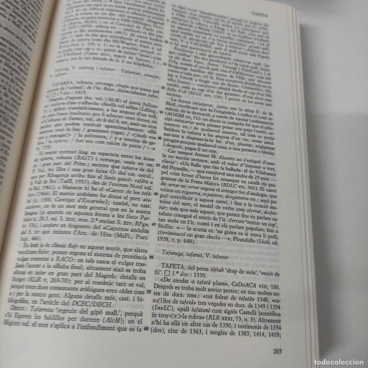 Diccionarios de segunda mano: Diccionari Etimologic I Complementari de la Llengua catalana. - Foto 6