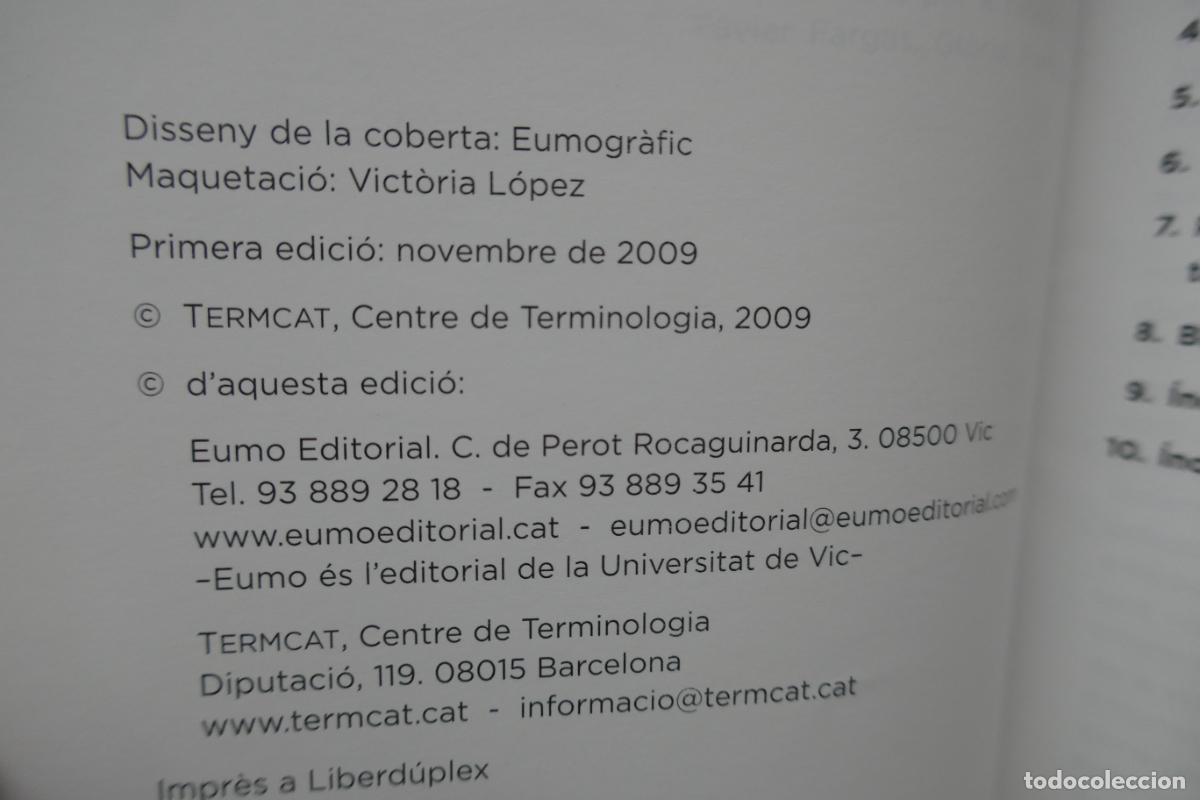 Diccionarios de segunda mano: DE - LA DEFINICI&Oacute; TERMINOL&Ograve;GICA - TERMCAT - Foto 9