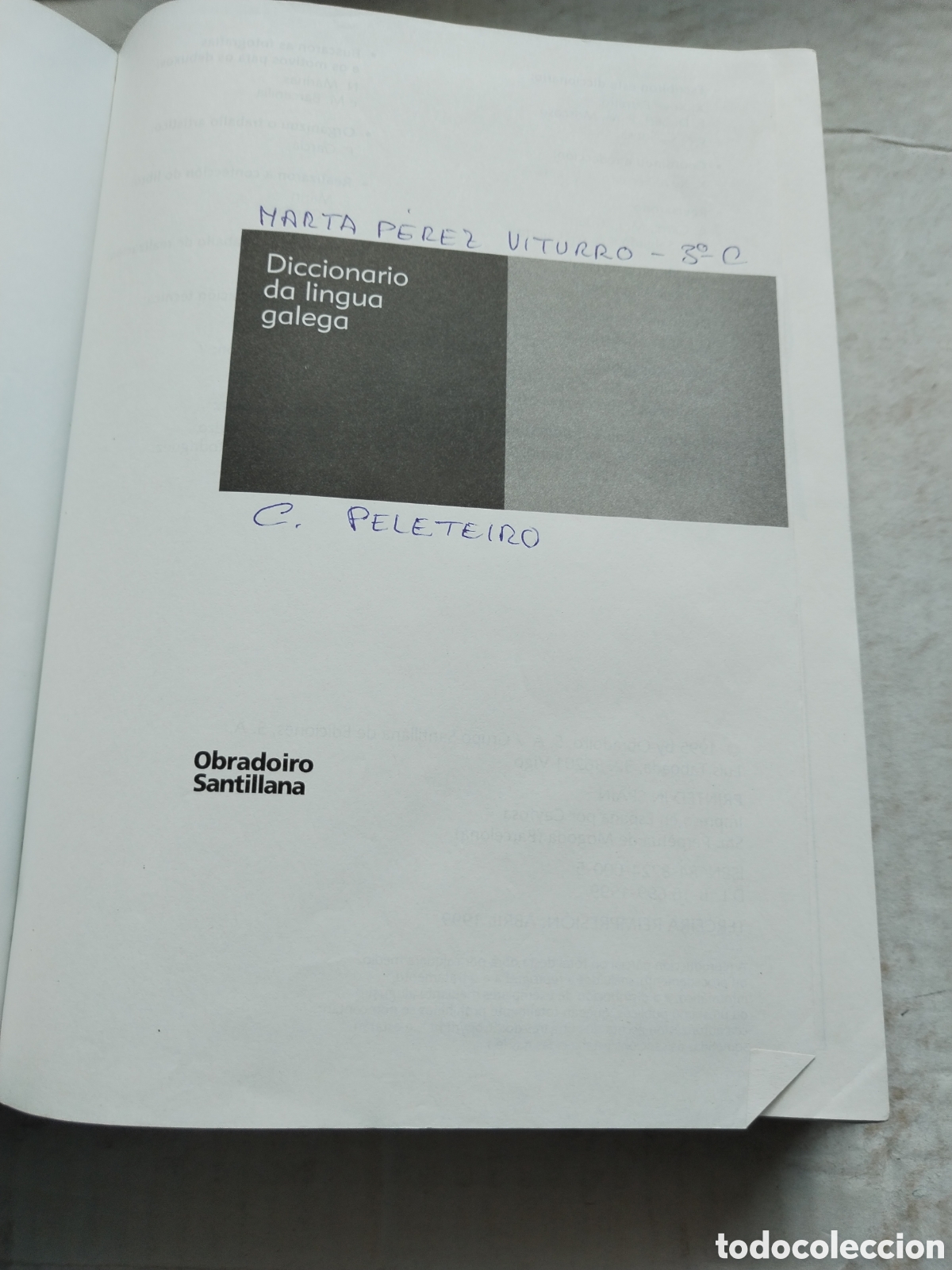 Diccionarios de segunda mano: DICCIONARIO DE LINGUA GALEGA - Foto 3