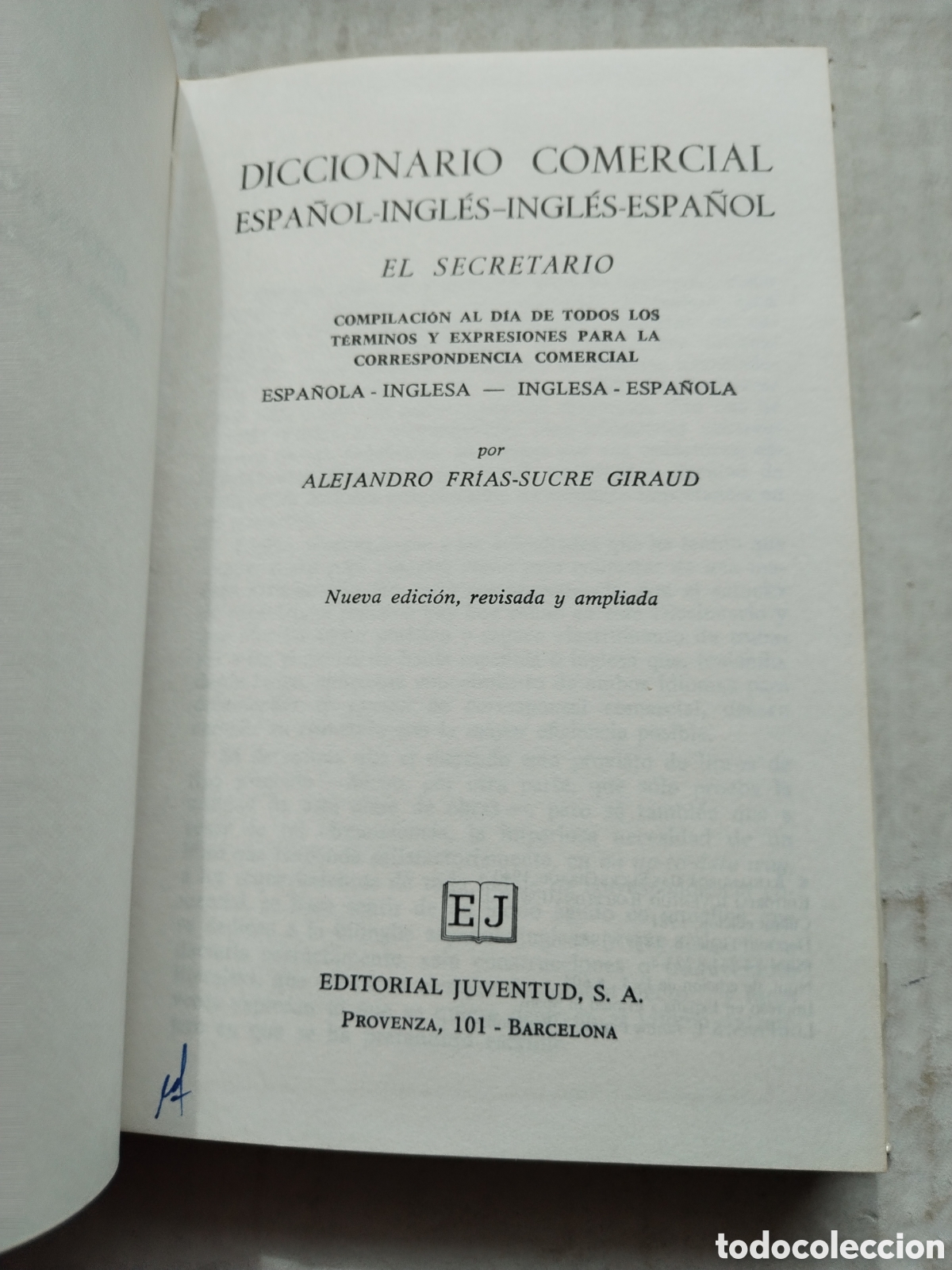 Diccionarios de segunda mano: DICCIONARIO COMERCIAL INGL&Eacute;S ESPA&Ntilde;OL - Foto 3