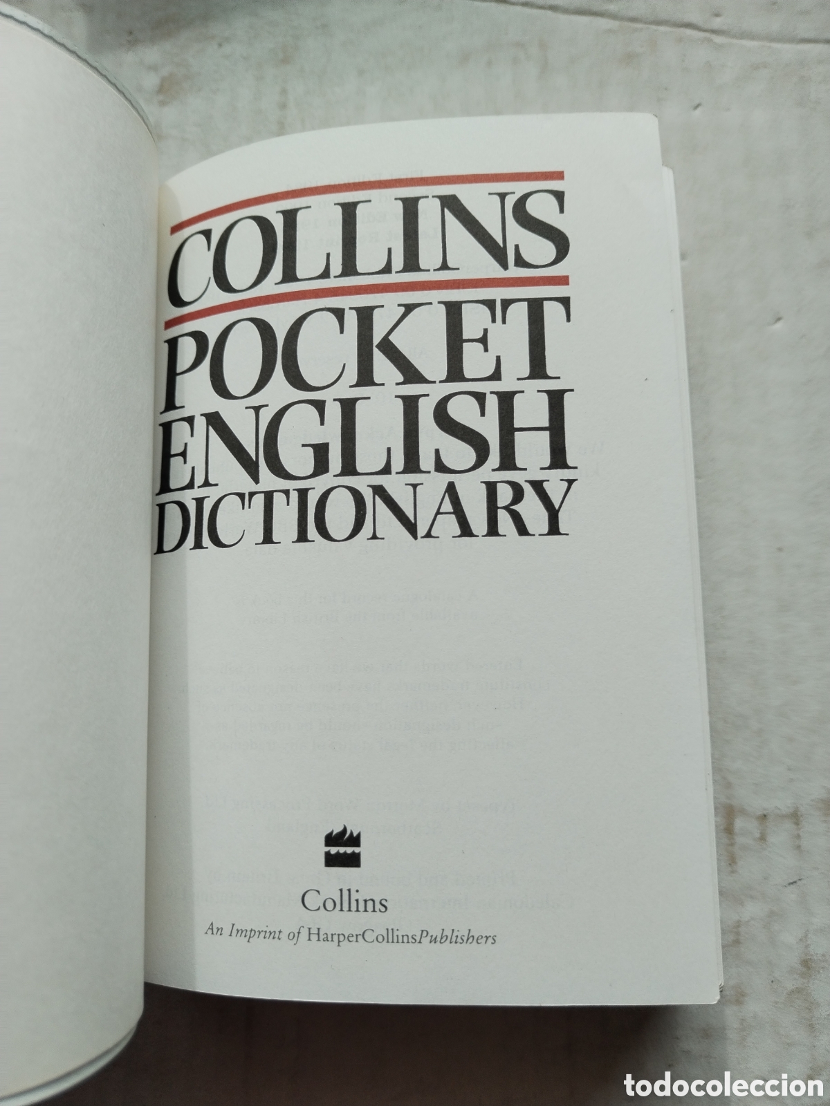 Diccionarios de segunda mano: DICCIONARIO ENGLISH POCKET - Foto 2