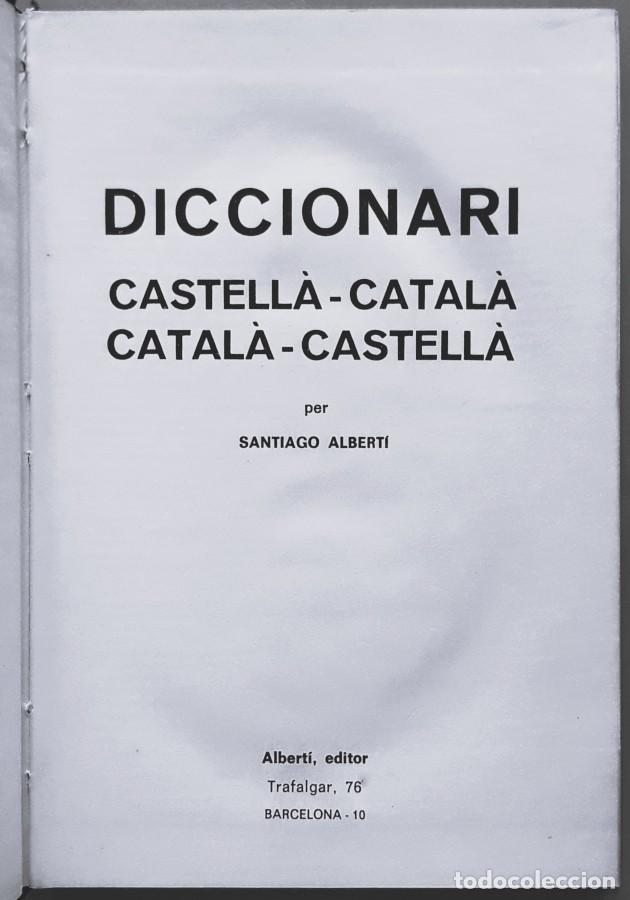 Diccionarios de segunda mano: Diccionari Castell&aacute;-Catal&aacute;. Catal&aacute;-Castell&aacute; - Mitj&aacute; - Foto 2
