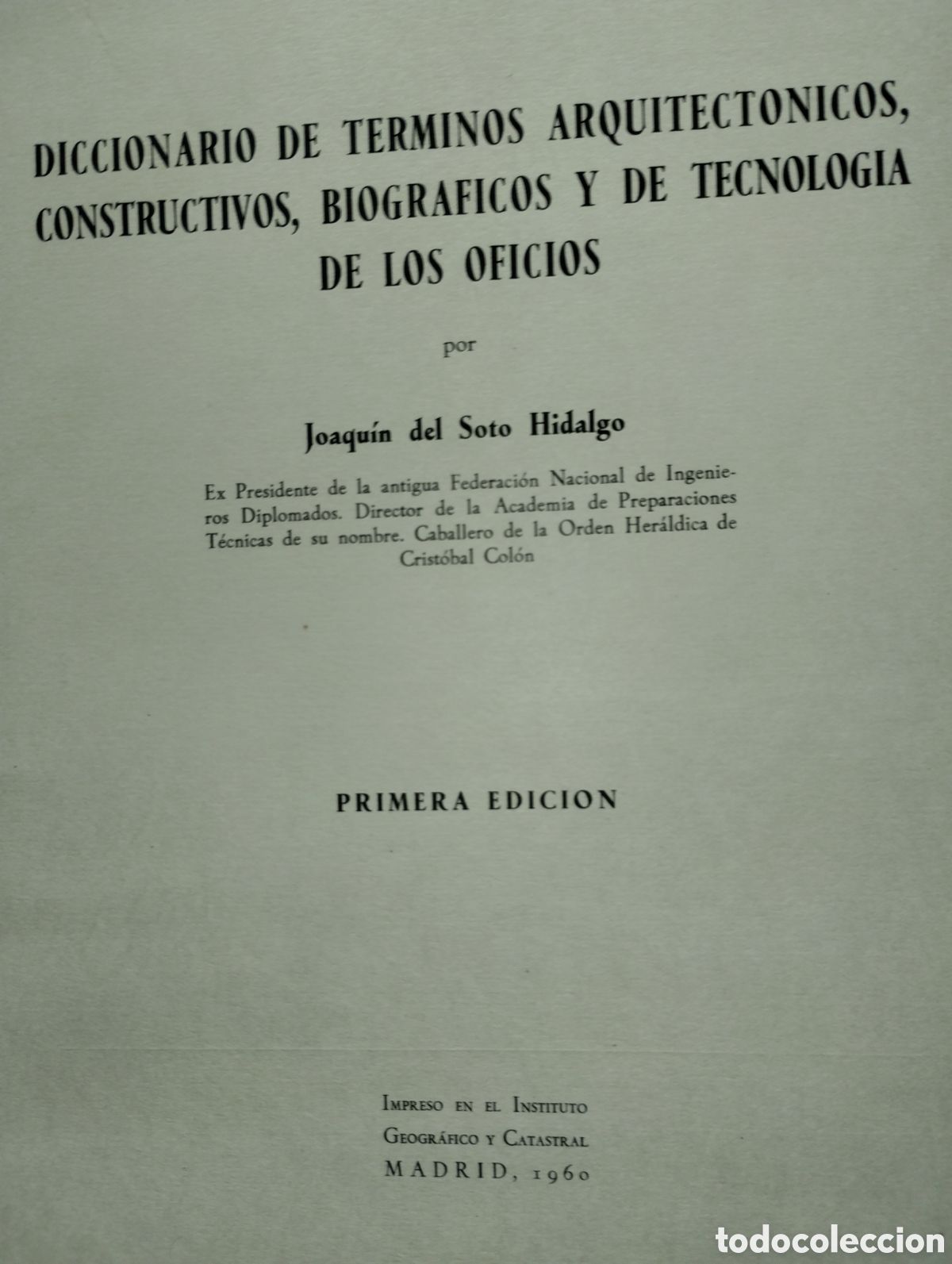 Diccionarios de segunda mano: DICCIONARIO DE ARQUITECTURA Y CONSTRUCCI&Oacute;N - Foto 4