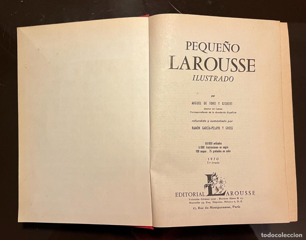 Diccionarios de segunda mano: PEQUE&Ntilde;O LAROUSSE ILUSTRADO 1964 - Foto 4