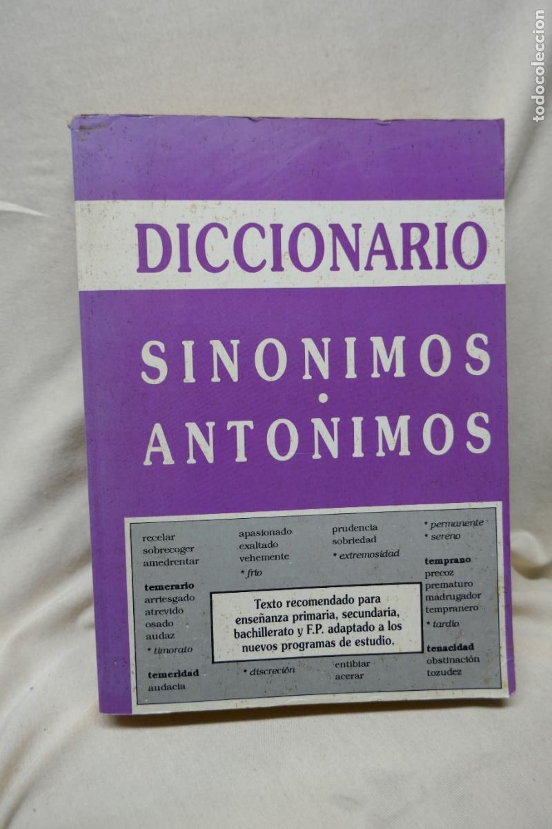 Diccionarios de segunda mano: Diccionario sin&oacute;nimos, ant&oacute;nimos - Foto 1