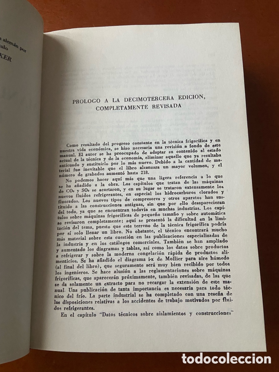 Diccionarios de segunda mano: Manual de T&eacute;cnica Frigor&iacute;fica - Foto 5