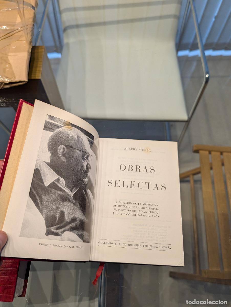 Diccionarios de segunda mano: OBRAS SELECTAS-ELLERY QUEEN-ED. CARROGGIO - Foto 2