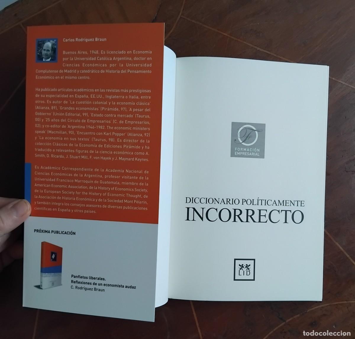 Diccionarios de segunda mano: DICCIONARIO POL&Iacute;TICAMENTE INCORRECTO - Foto 2