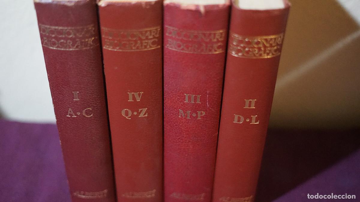 Diccionarios de segunda mano: Diccionari Biografic ( 4 tomos- Completo) - Foto 1