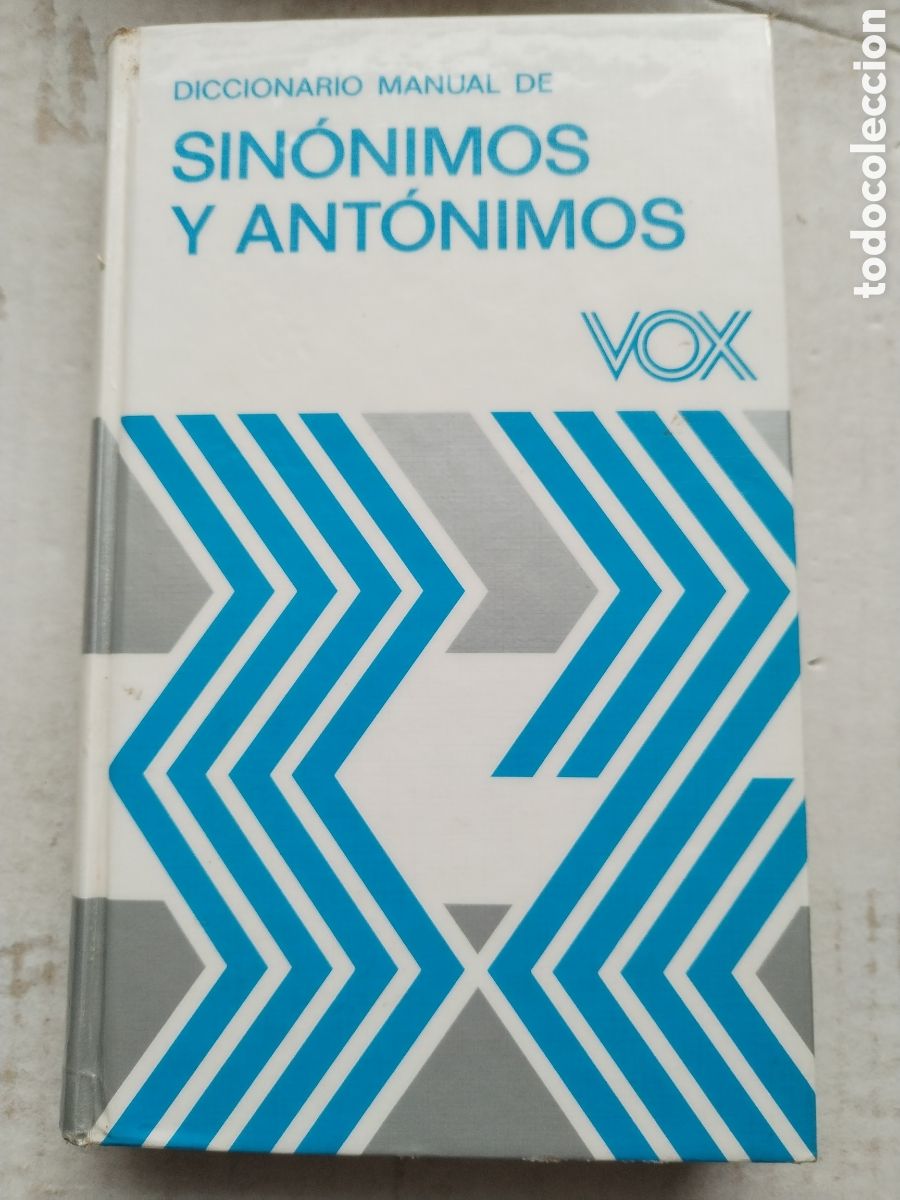 Diccionarios de segunda mano: SIN&Oacute;NIMOS Y ANTONIMOS/VOX - Foto 1