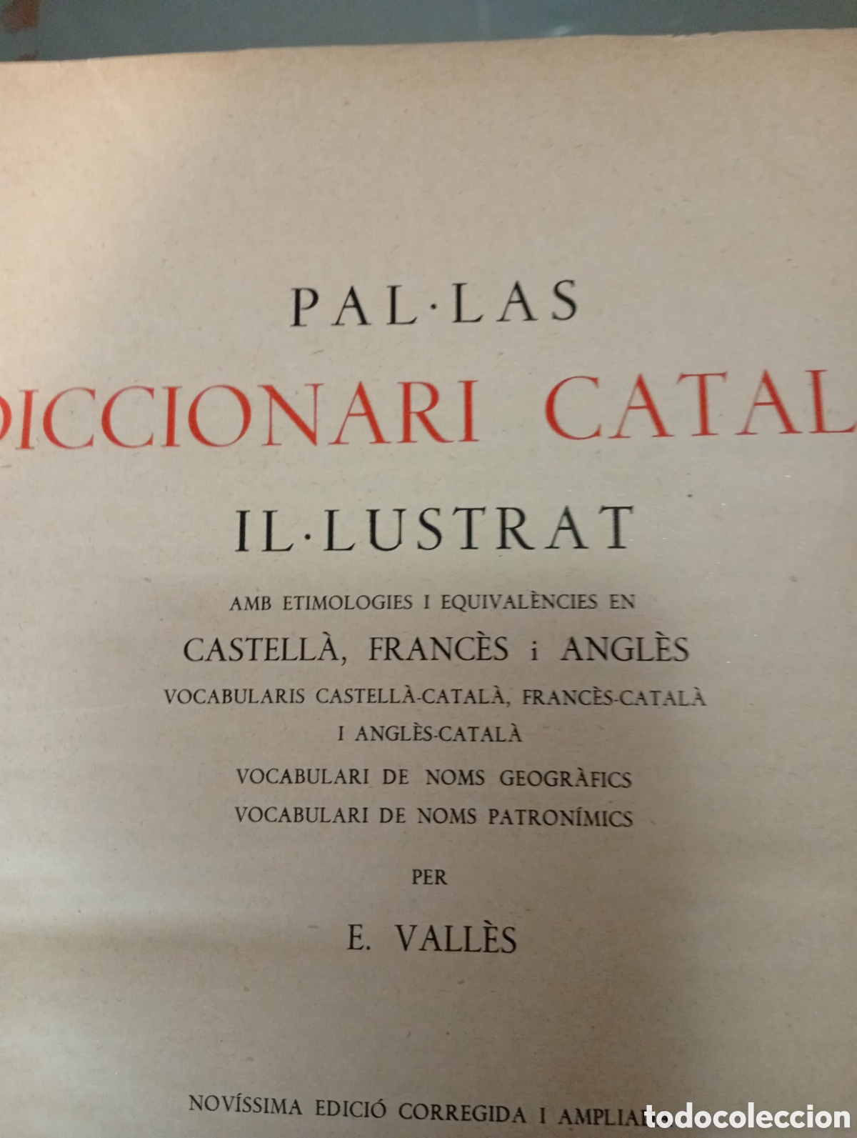 Diccionarios de segunda mano: Diccionario CATALA il.lustrat - Foto 3