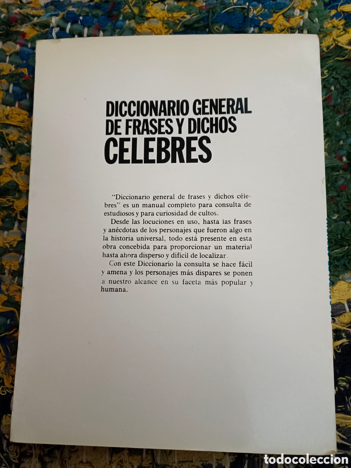 Diccionarios de segunda mano: Frases y dichos c&eacute;lebres - Foto 3