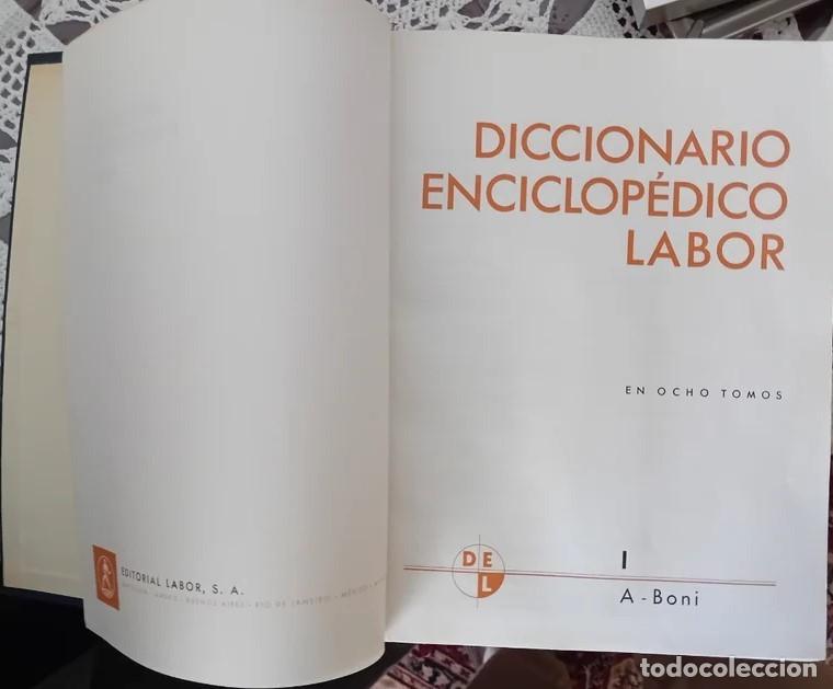 Diccionarios de segunda mano: Diccionario Labor de 9 tomos - Foto 2