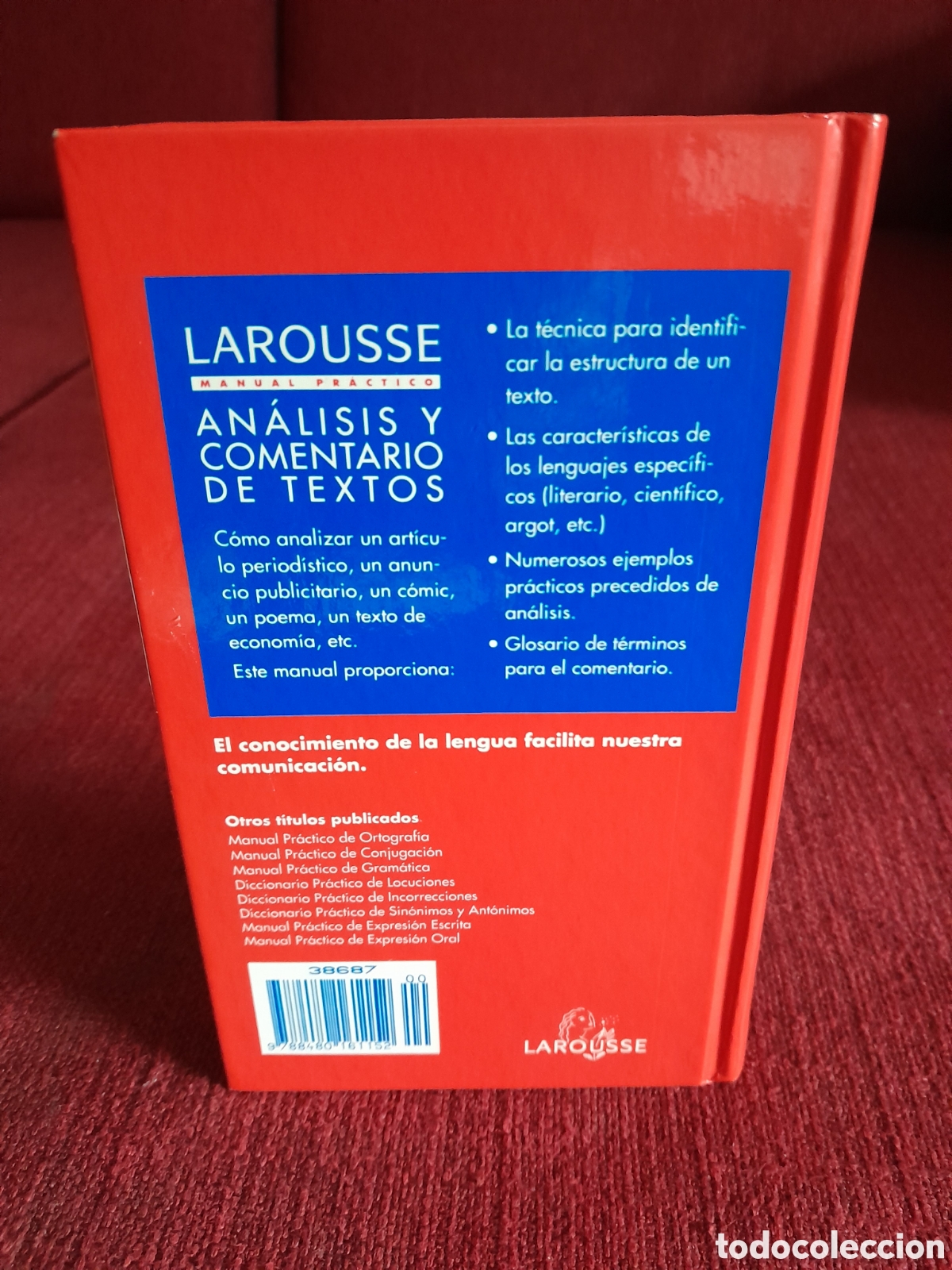 Diccionarios de segunda mano: -An&aacute;lisis Y Comentario De Texto.Larousse. - Foto 2