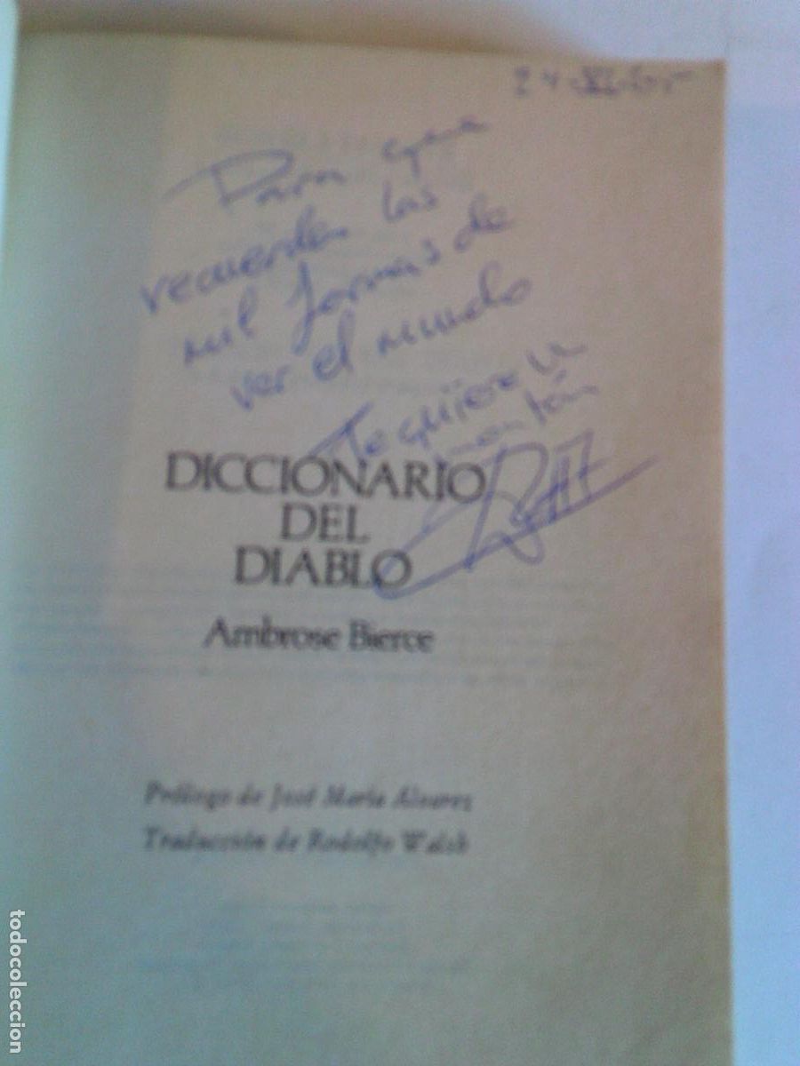 Diccionarios de segunda mano: Diccionario del diablo Ambrose Bierce - Foto 2