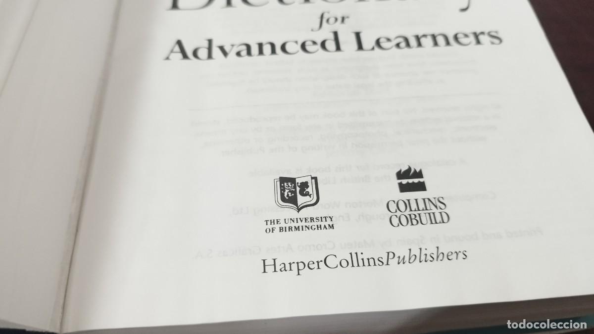 Diccionarios de segunda mano: ENGLISH DICTIONARY FOR ADVANCED LEARNERS / / GARA 113 / COBUILD - Foto 7