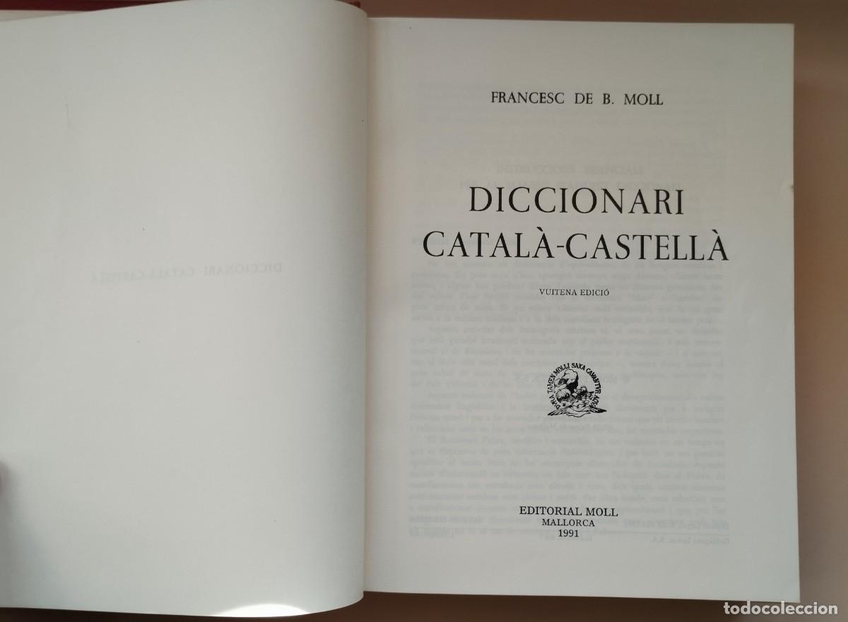 Diccionarios de segunda mano: Diccionari Catal&agrave; - Castell&agrave; / Castell&agrave; - Catal&agrave; - Foto 2