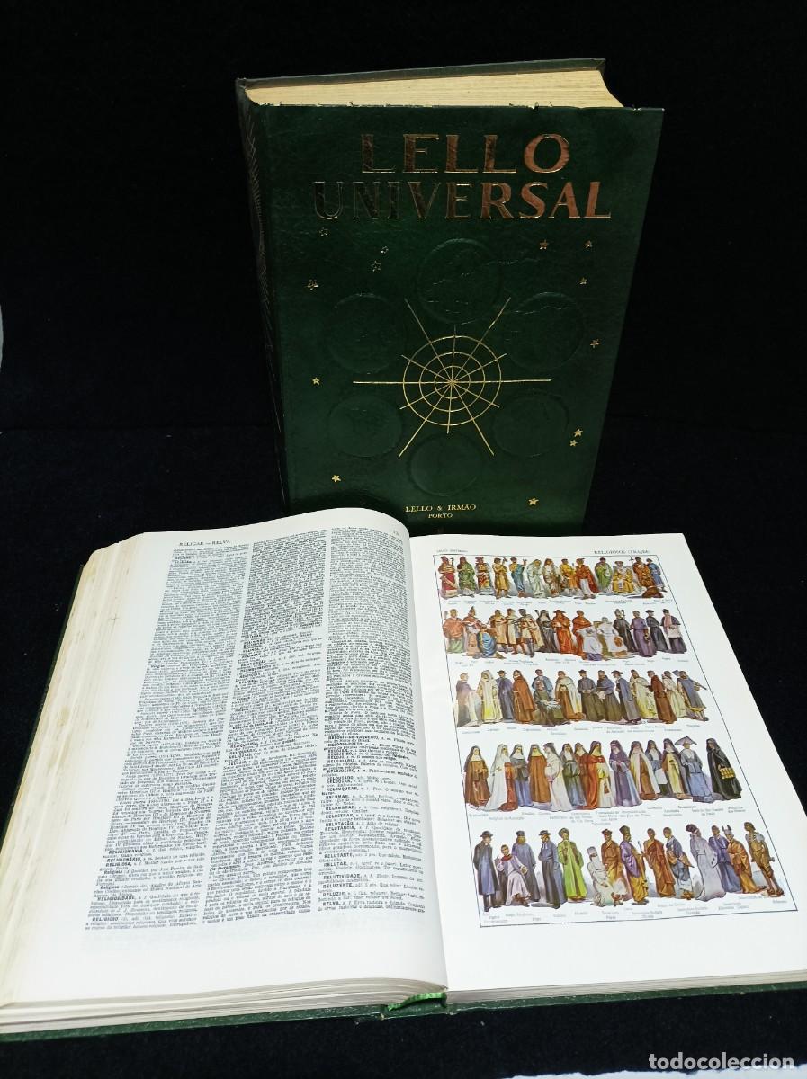 Diccionarios de segunda mano: Lello Universal - Dicionario enciclopedico luso brasileiro - 2 Vols - 1978