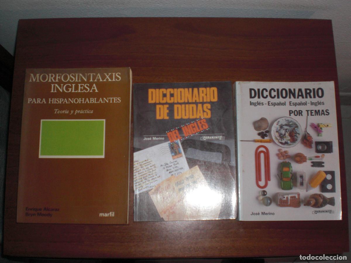 Diccionarios de segunda mano: LOTE 3 LIBROS APRENDER INGL&Eacute;S (VER FOTOS)