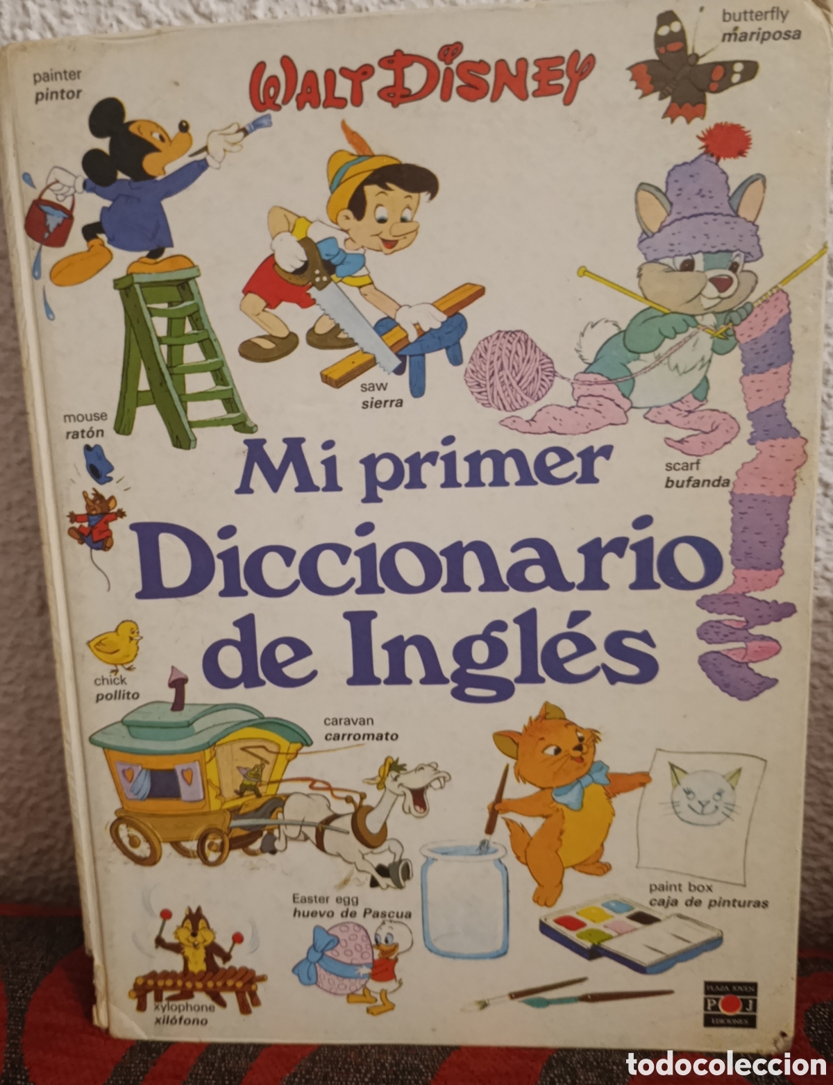 Diccionarios de segunda mano: Mi primer Diccionario de Ingl&eacute;s - Walt Disney (Plaza Joven Ediciones)