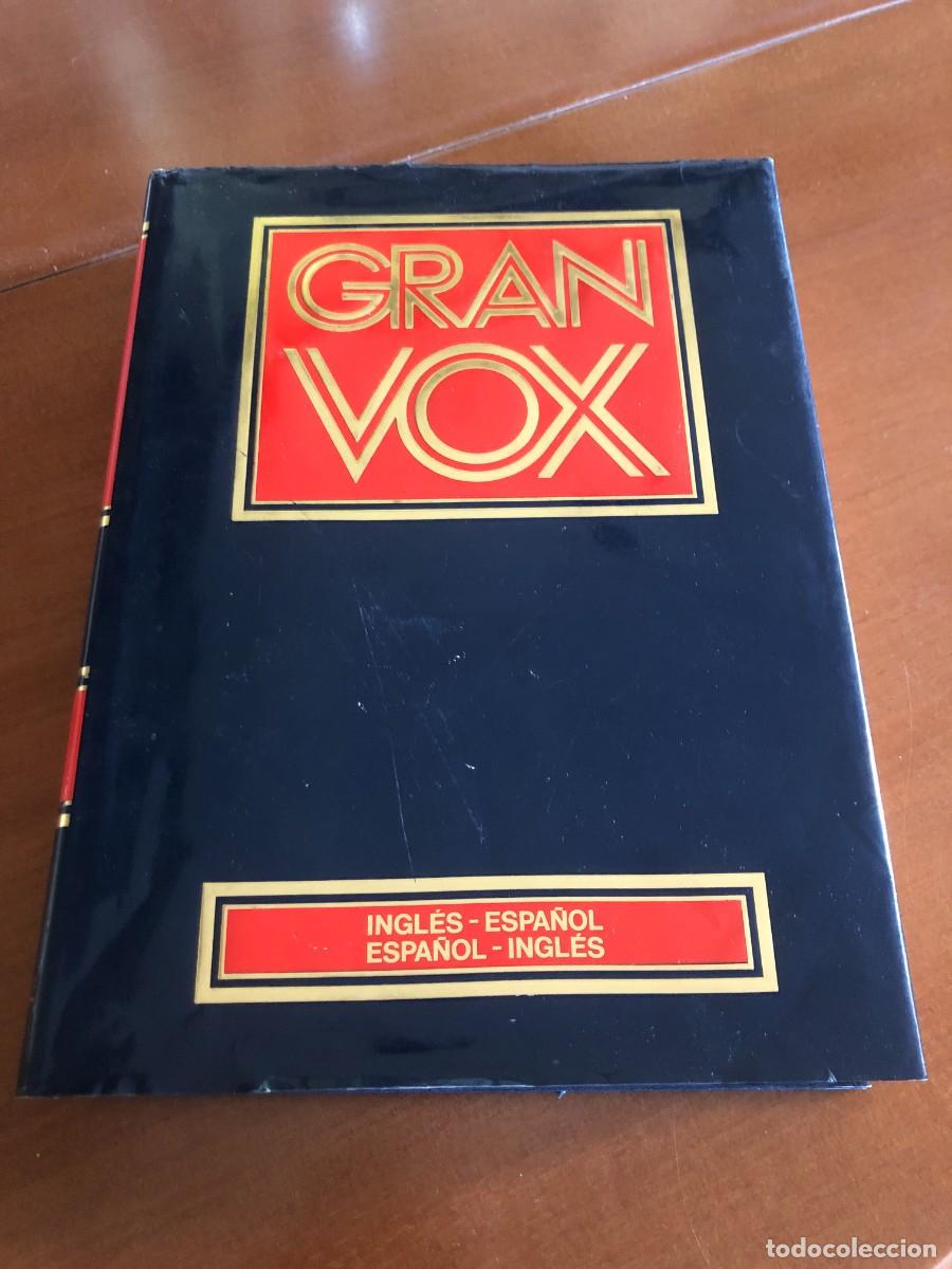 Diccionarios de segunda mano: Gran Vox diccionario ingl&eacute;s- espa&ntilde;ol, espa&ntilde;ol-ingl&eacute;s