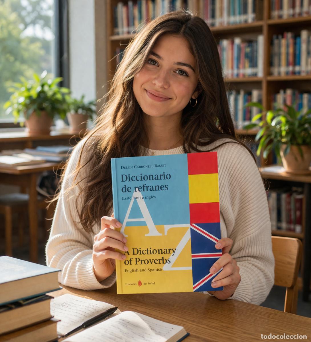 Diccionarios de segunda mano: diccionario de refranes espa&ntilde;ol ingl&eacute;s e ingl&eacute;s espa&ntilde;ol de tapa dura estudios ingleses oposiciones