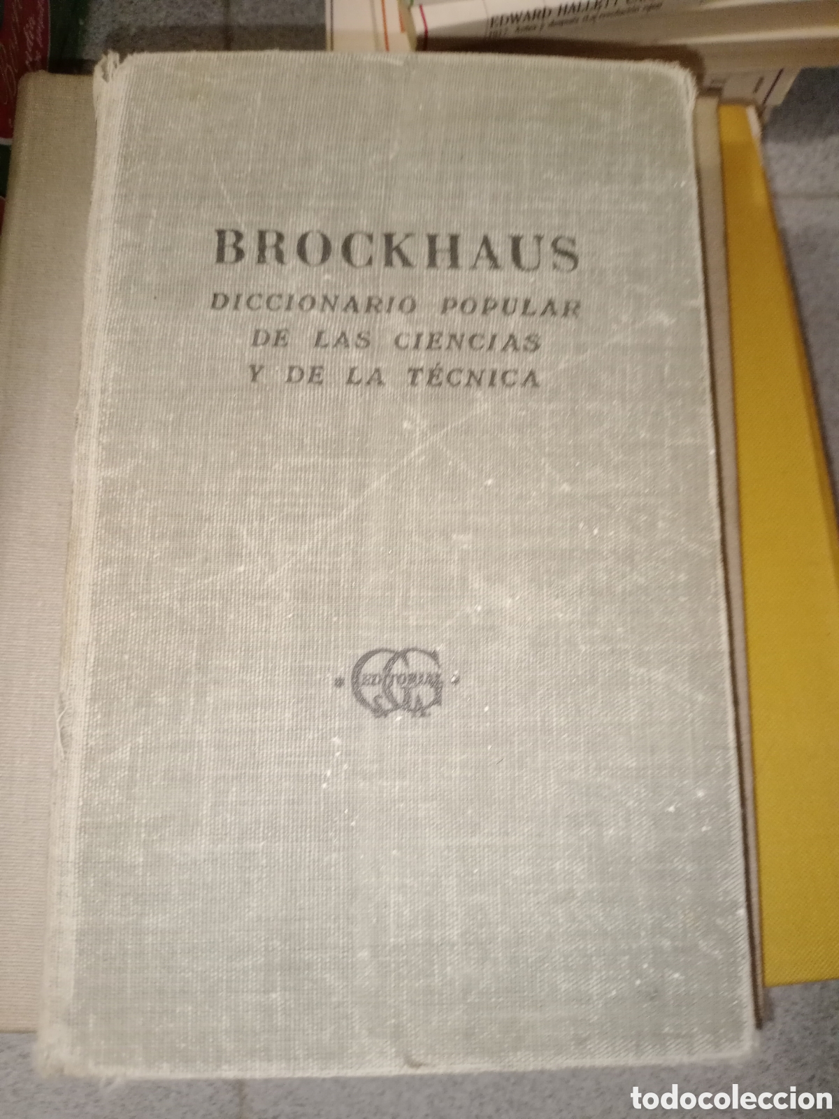 Diccionarios de segunda mano: Toreteblanco diccionario t&eacute;cnico brockhaus