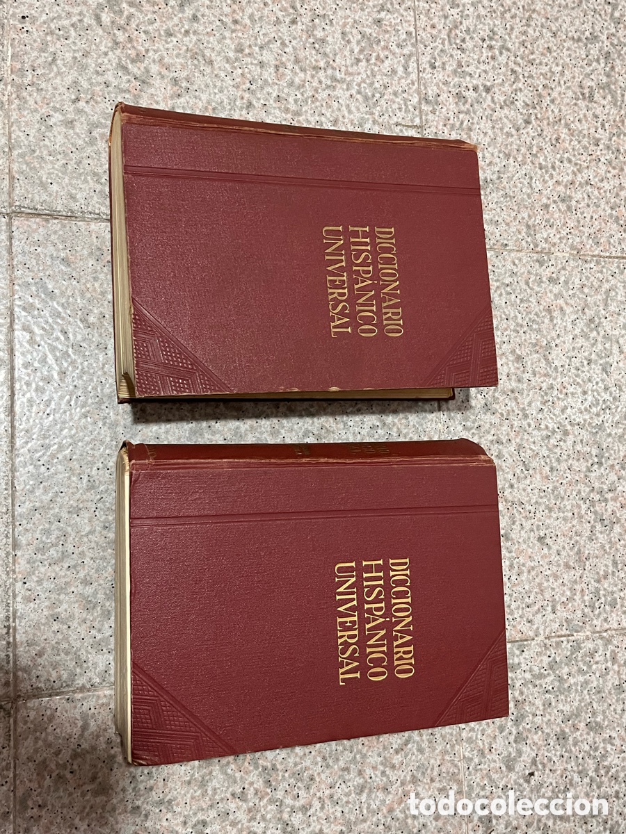 Diccionarios de segunda mano: DICCIONARIO HISP&Aacute;NICO UNIVERSAL - ENCICLOPEDIA ILUSTRADA DE LA LENGUA ESPA&Ntilde;OLA - 2 TOMOS